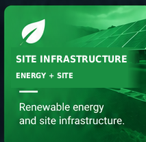 Site infrastructure and sustainability